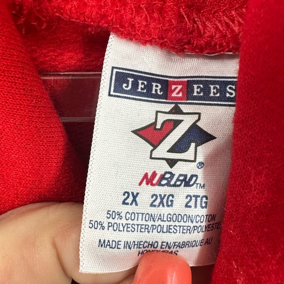 Philadelphia Phillies 2008 World Series Champions Hoodie Sweatshirt Red Mens 2X - Picture 2 of 5